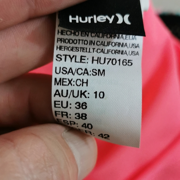HURLEY WOMEN'S SWIM TOPS - Picture 5 of 10